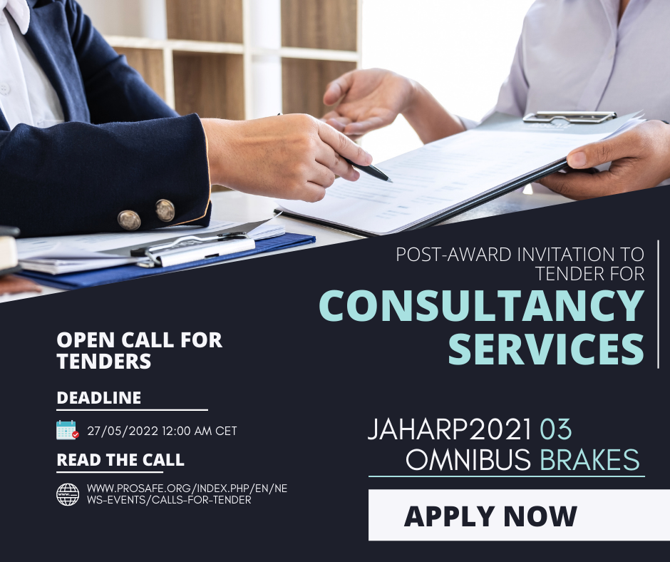 JAHARP2021 BRAKES Post award invitation to tender for consultancy services