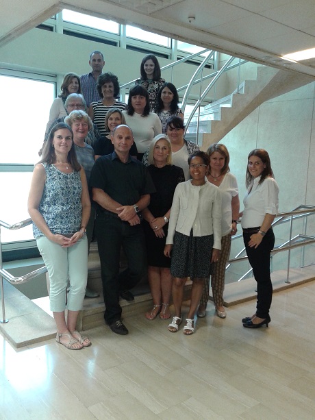  The working group at the AIJU testing lab in Spain